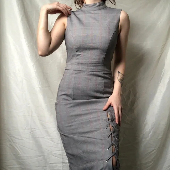 XOXO | Dresses | Xoxo Plaid Bodycon Dress